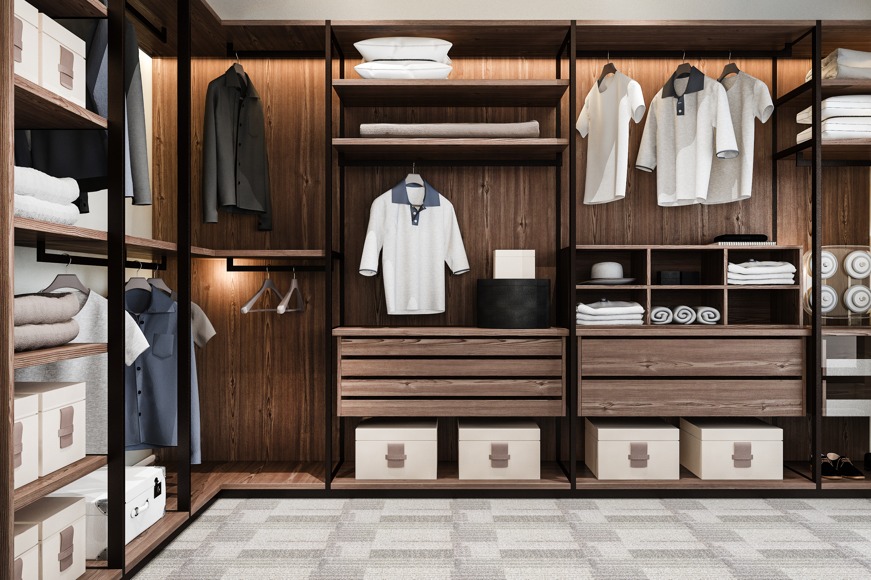 Custom wardrobe and bedroom storage design