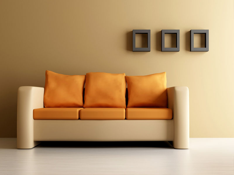 Elegant sitting room interior