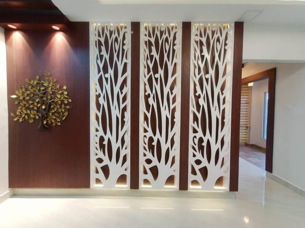 Feature wall and storage style details