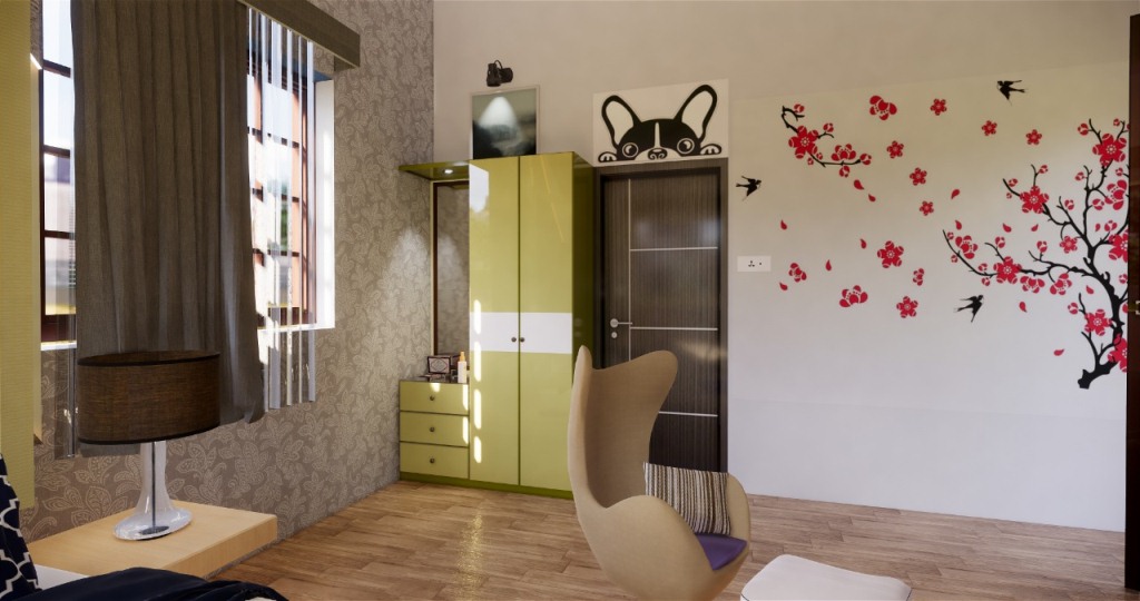 Feature wall and storage style details