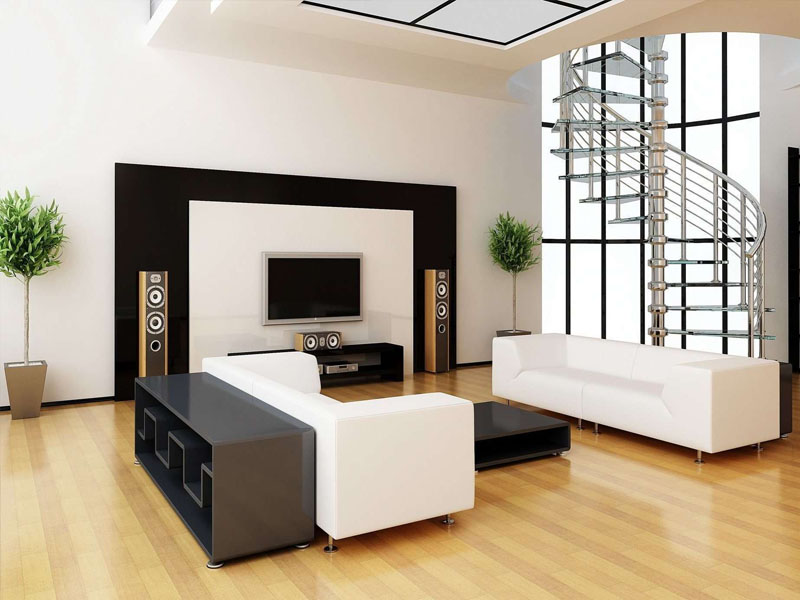 TV unit and premium living wall design